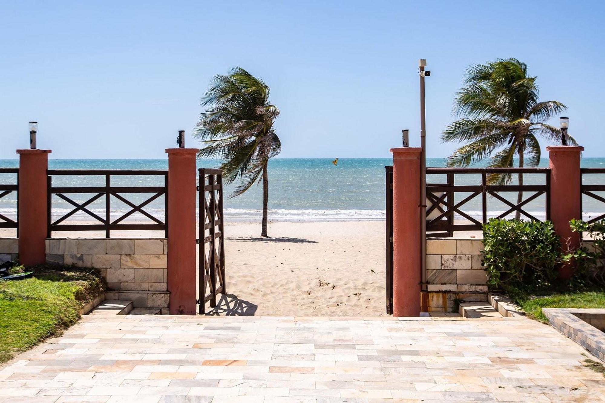 Kariribeach319A Flat 1Q Com Vista Maravilhosa Cumbuco Bagian luar foto