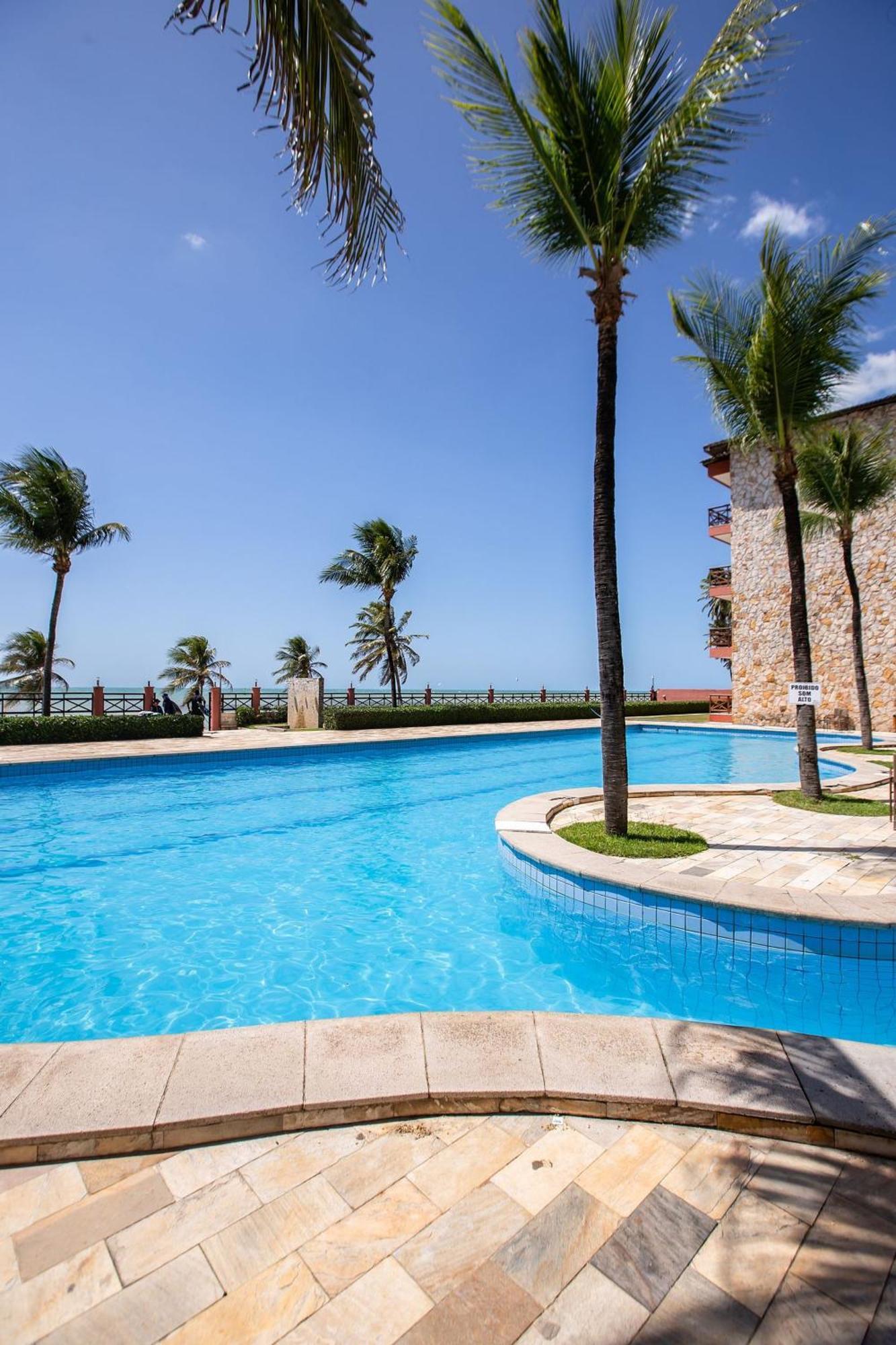 Kariribeach319A Flat 1Q Com Vista Maravilhosa Cumbuco Bagian luar foto